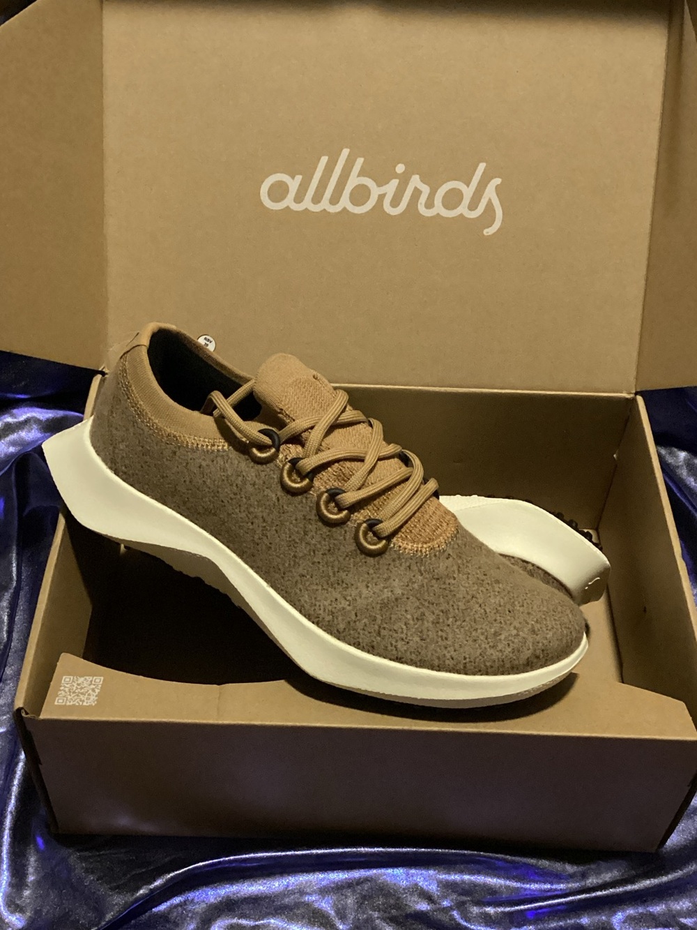 allbirds Women's Wool Runner Sneakers - Brown & Tan